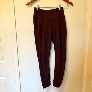 Outdoor Research Women's Leggings Maroon Size XS with pockets Hiking Camping